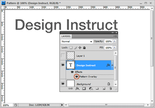 38 pattern overlay