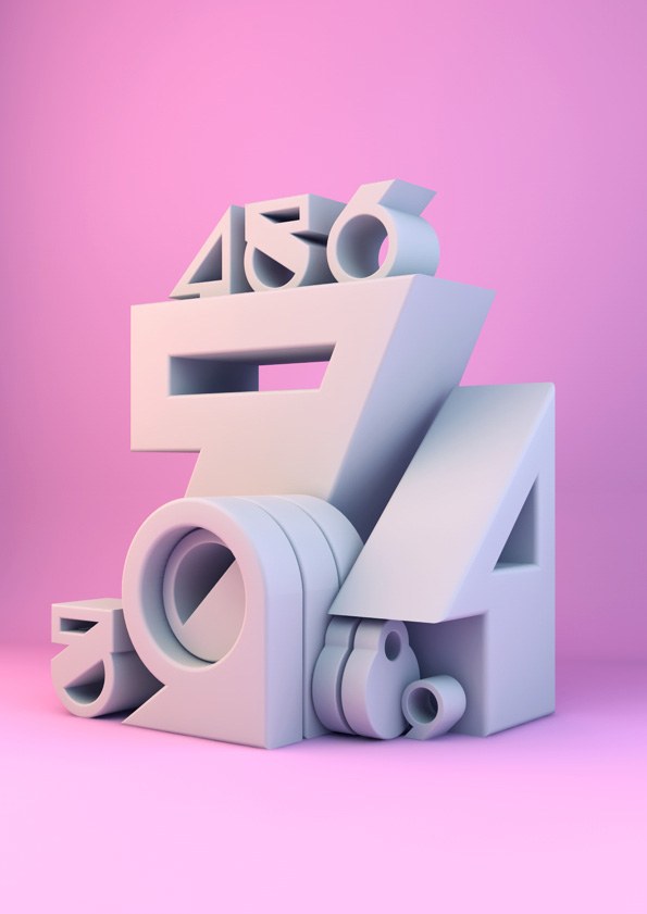 3d typography 17pabloalfieriplayfulfont