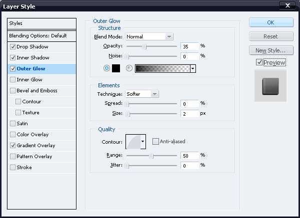 Drop Shadow layer style