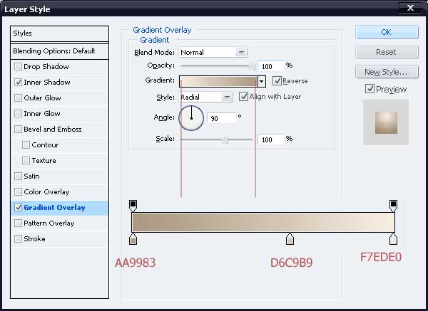 Gradient Overlay layer style