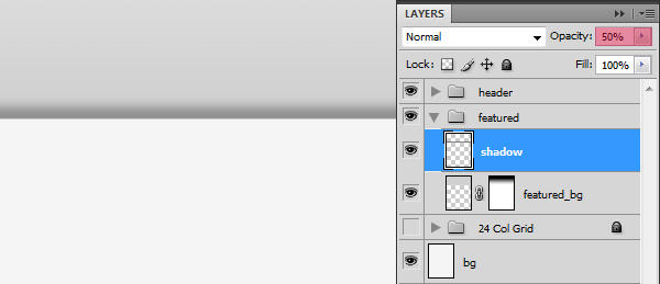 Reduce shadow layer opacity