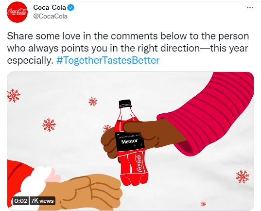 Coca Cola social media campaign examples