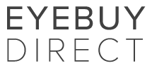 Logo of EyeBuyDirect with the words 'EYEBUY' over 'DIRECT' in uppercase sans-serif font.