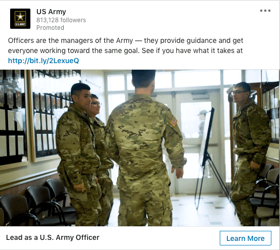 LinkedIn ad video ad