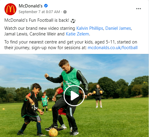 McDonalds social media campaign examples