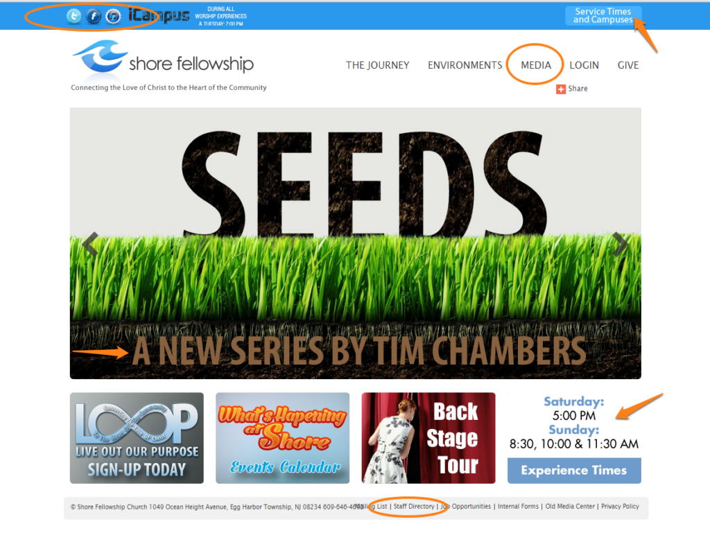 SFC homepage