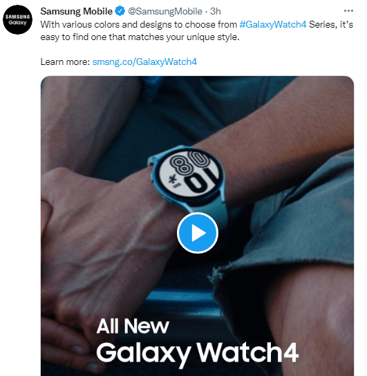 Samsung social media advertising examples