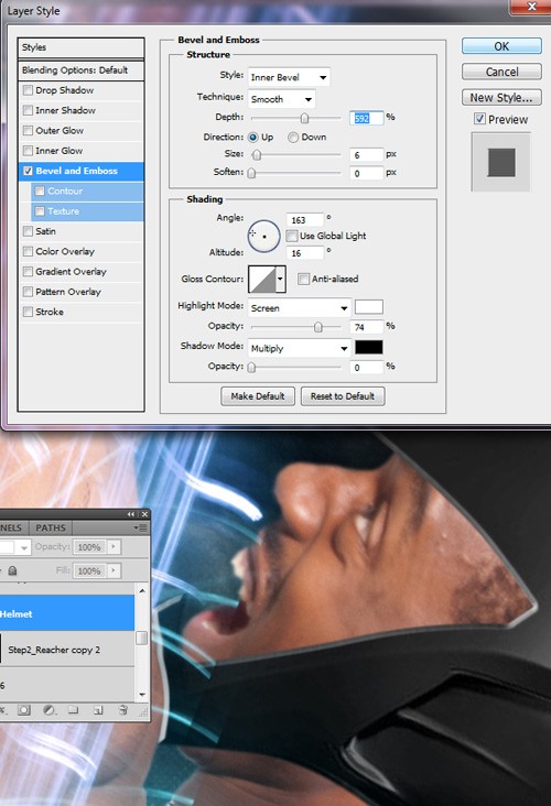 Add the TRON Helmet