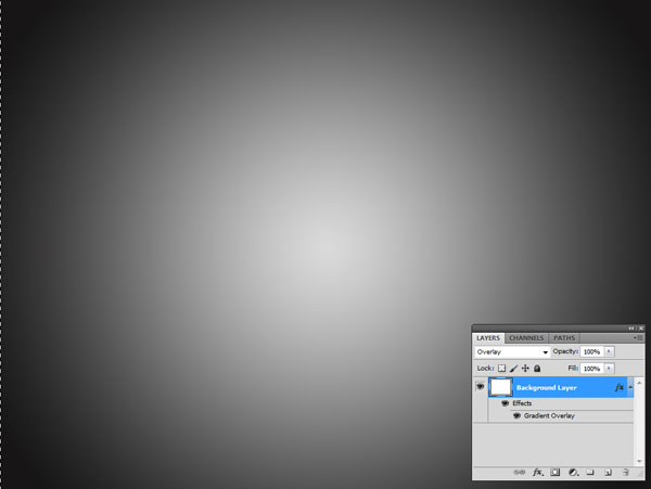 Create a Radial Gradient Layer