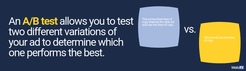 ab test blue yellow