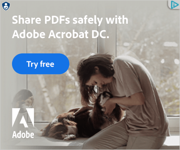 Adobe Acrobat DC display ad