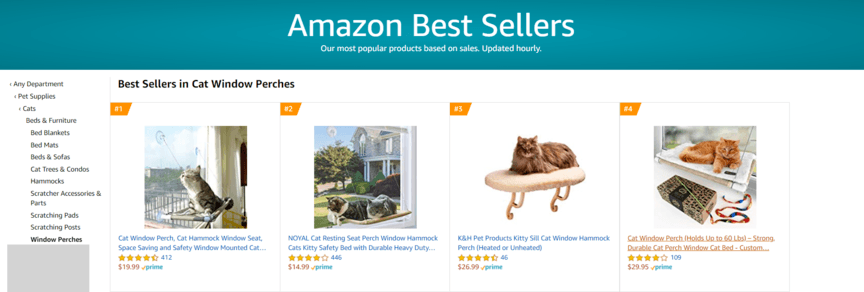 Amazon Best Sellers list