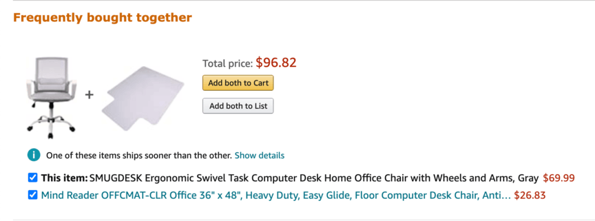 amazon frequently bought together box