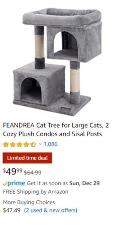 Amazon product promotion example