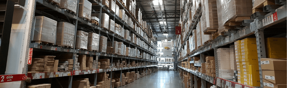 An image of an Amazon warehouse