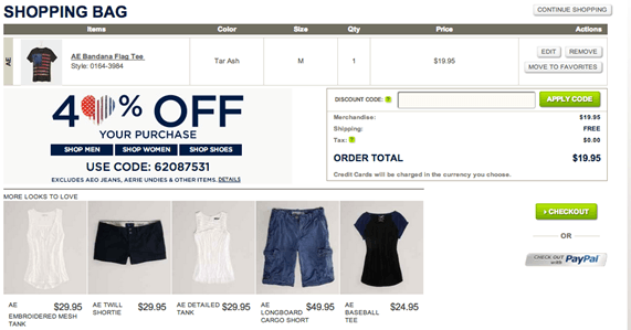 americaneagle checkout