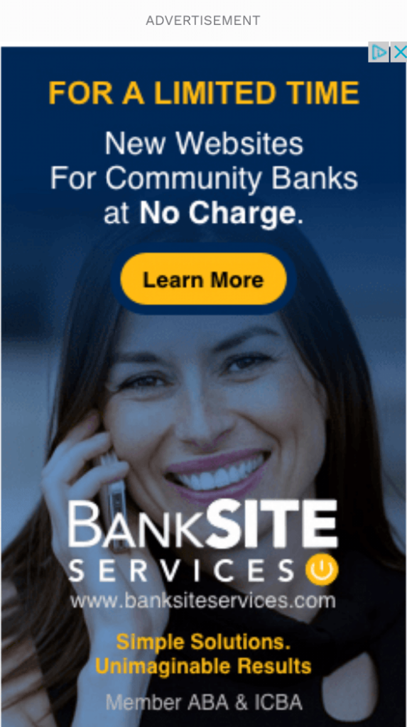 BankSITE Services Display Ad