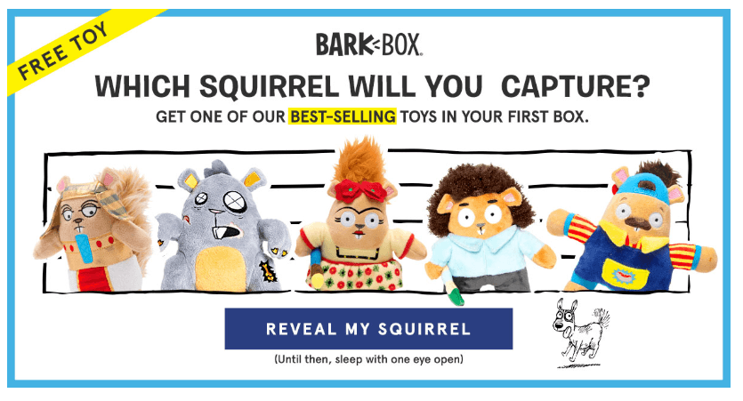 BarkBox Facebook ad