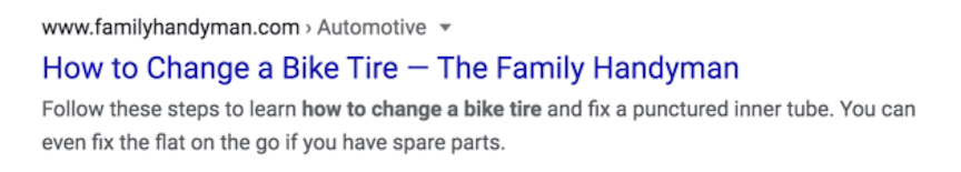 bike tire meta description