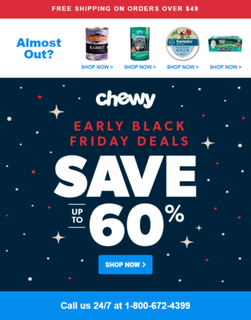 Email examples for: black friday