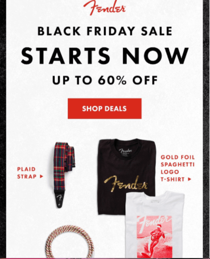 black friday email sale