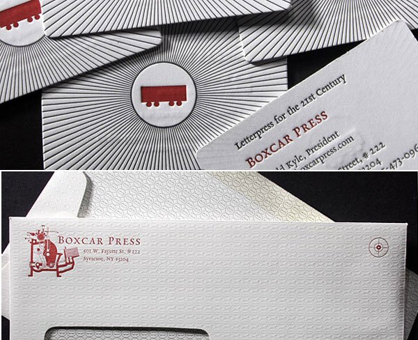 A modern letterpress shop's identity