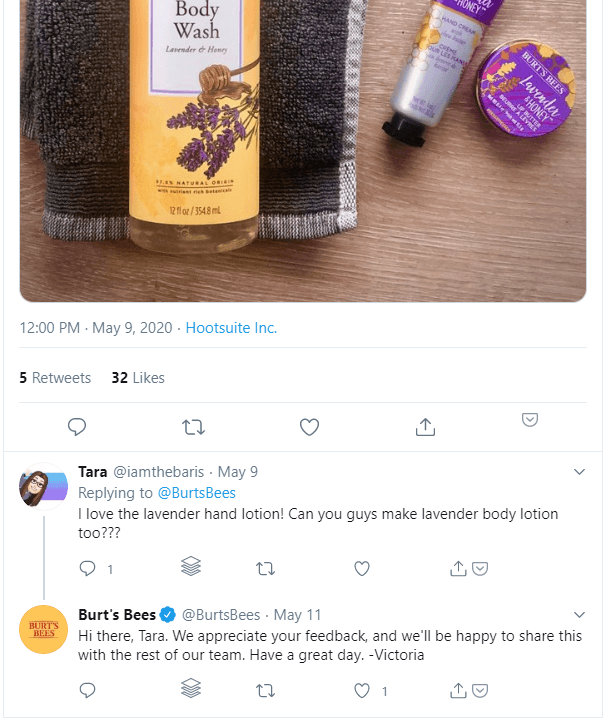 burts bees heard