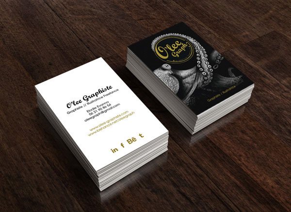 Business Card Design by O'lee Graphiste