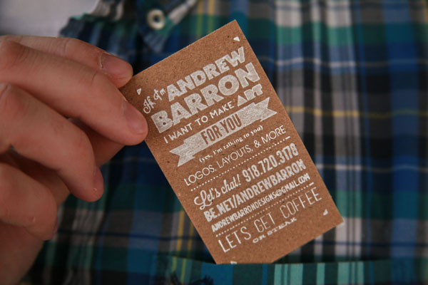 Business Card Design by Andrew Barron