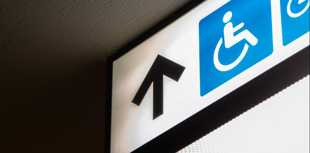 Accesible sign - ADA Compliant