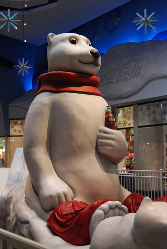 coca cola polar bear