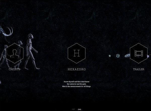 Dark website example: Hexaedro