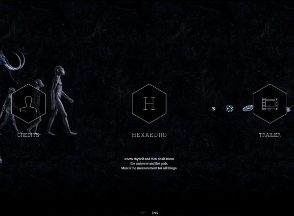 Dark website example: Hexaedro