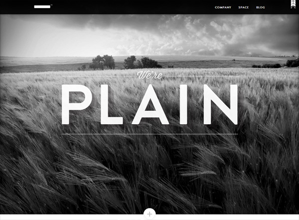 Dark website example: Plain