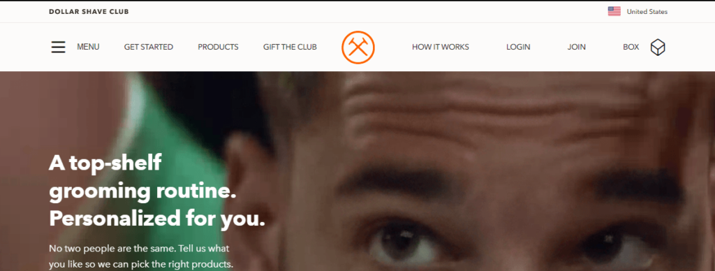 dollar shave club homepage 1024x388