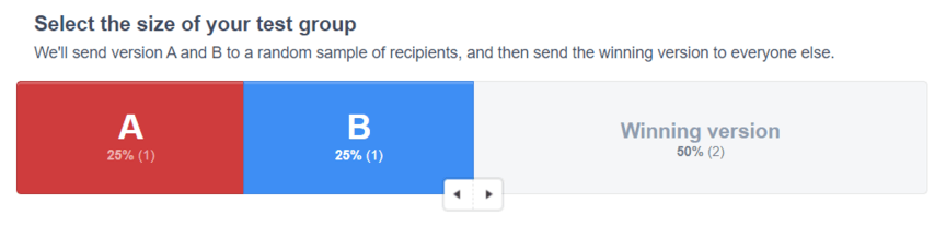 A/B test your email campaigns