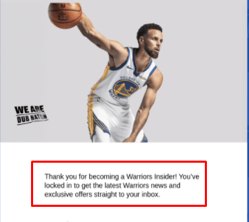 email message golden state