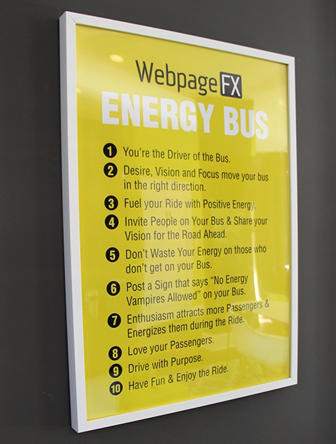 WebFX Energy Bus Poster