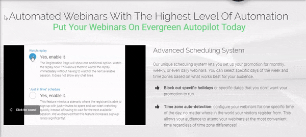 EverWebinar's website