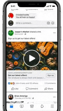 facebook lead ad form example
