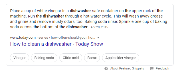 featured snippet boost organic traffic