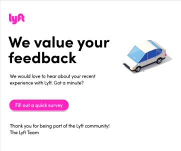 feedback lyft