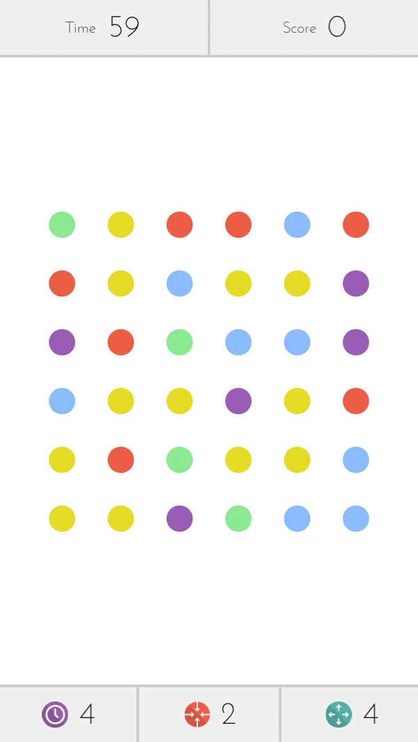 Flat Design example: Dots