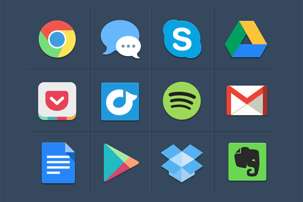 Free Colorful Icons (PSD)