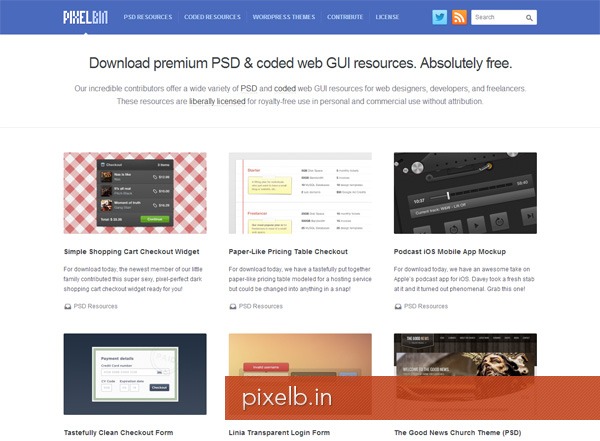 Free PSD files and resources for Photoshop