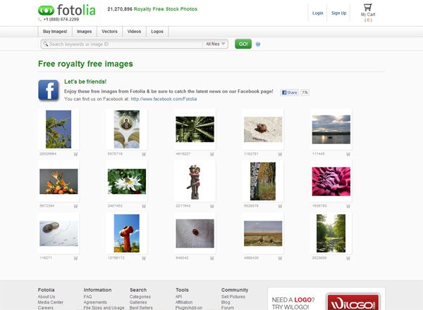 Free Royalty Free Images (on Fotolia)