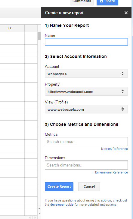 google analytics addon