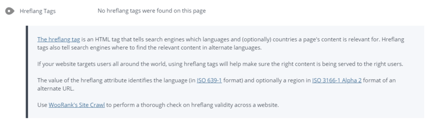 Google index checker hreflang tag report