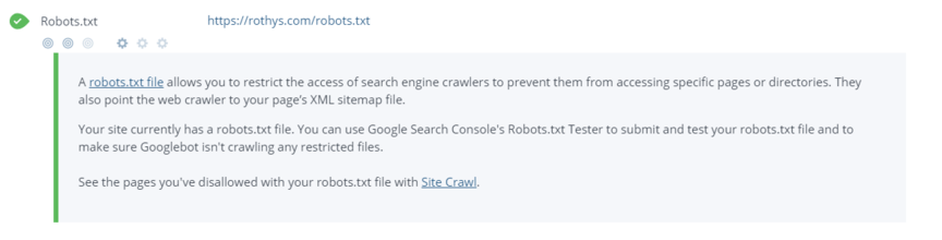 Google index checker robots.txt report