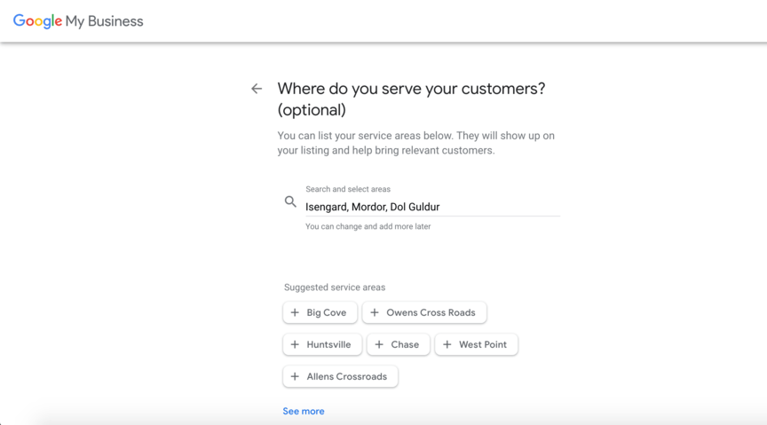 google my business setup page 5